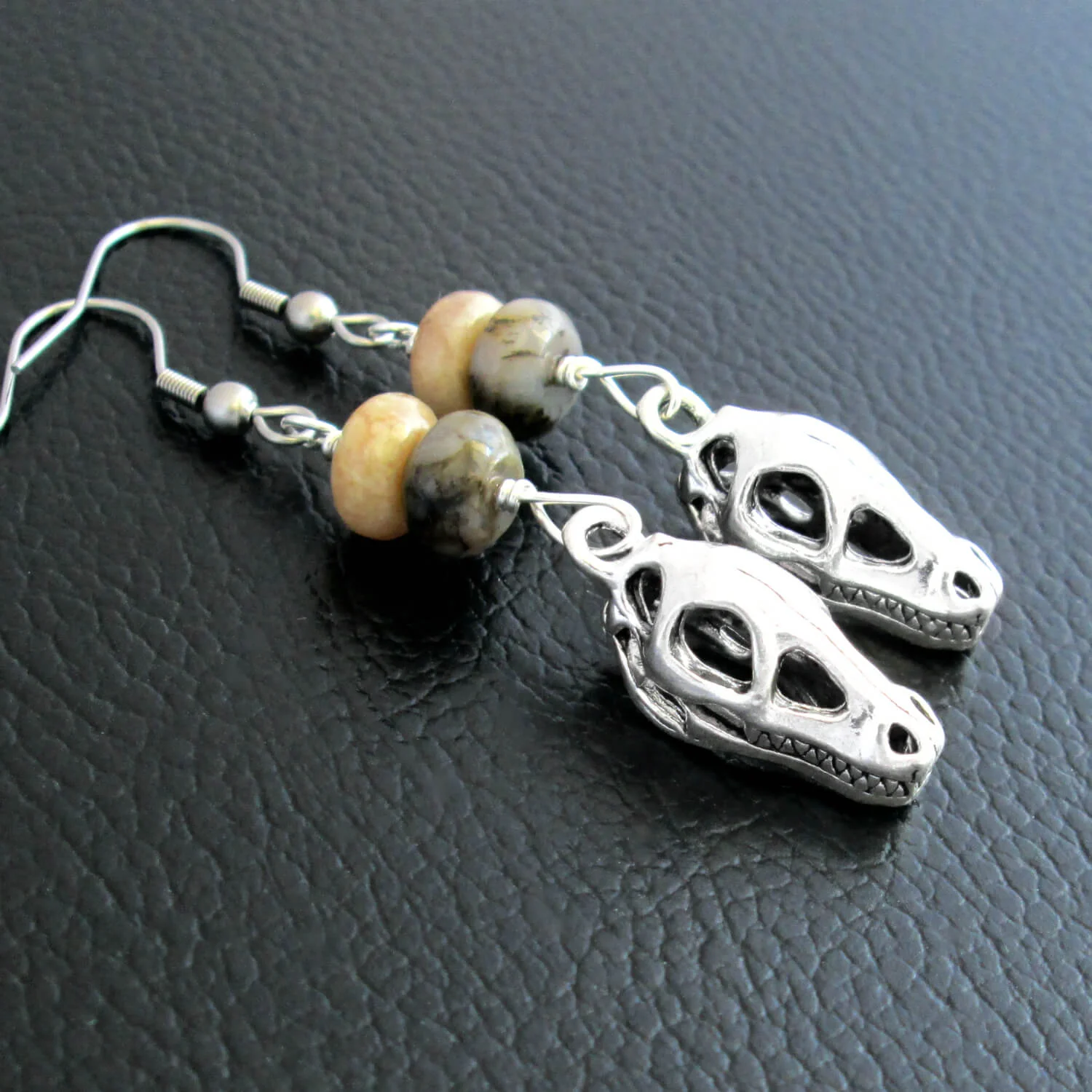Fossilized dinosaur 2025 bone jewelry